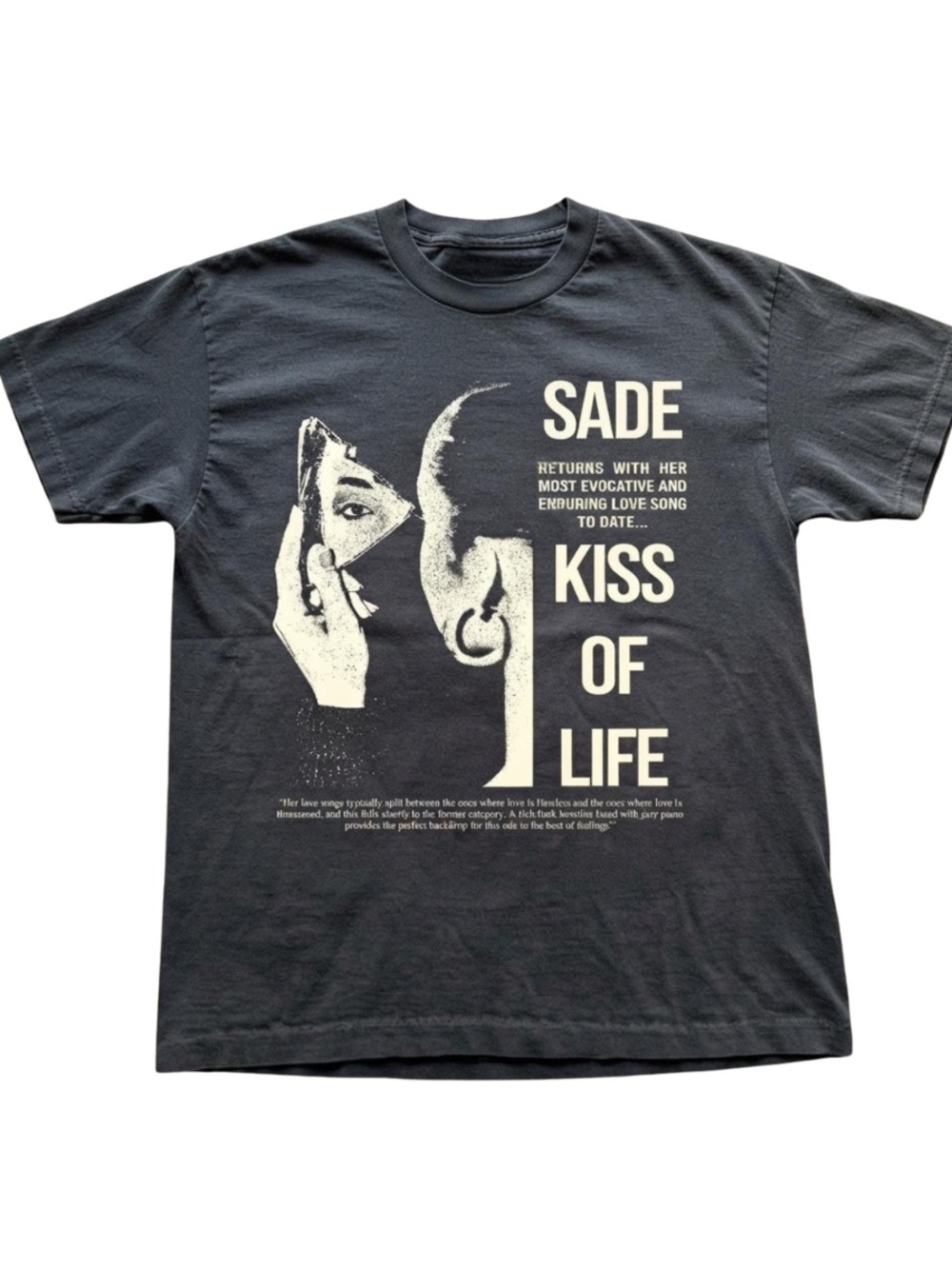 'Kiss of Life' Black Graphic Tee